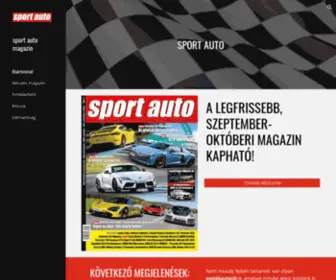 Sportauto.hu(Sport auto magazin) Screenshot