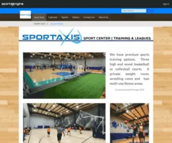 Sportaxis.com(Volleyball & Basketball Training Courts) Screenshot