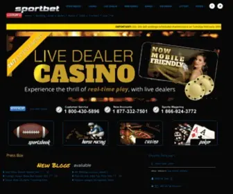 Sportbet.com Screenshot