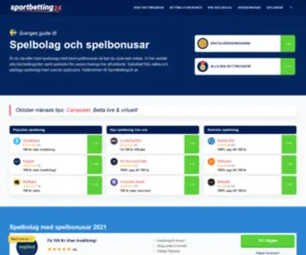 Sportbetting24.se Screenshot