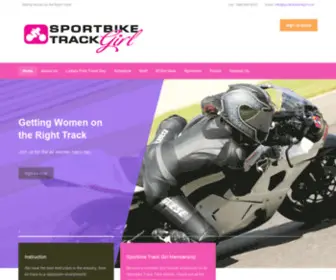 Sportbiketrackgirl.com(Sportbike Track Girl) Screenshot