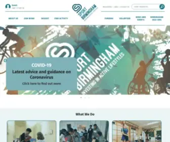 Sportbirmingham.org(Sport Birmingham) Screenshot