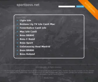 Sportboss.net(Sportboss) Screenshot