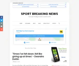 Sportbreakingnews.com(Sport News) Screenshot