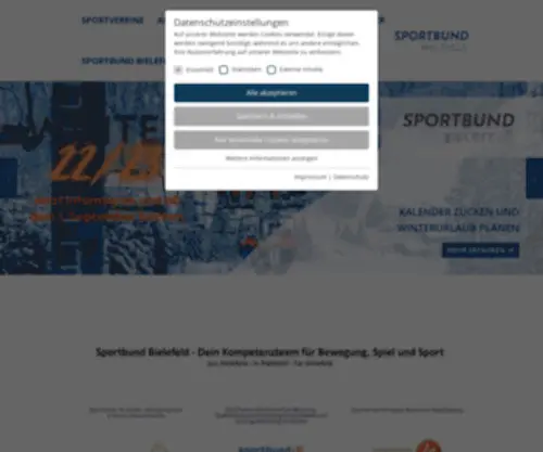 Sportbund-Bielefeld.de(Stadtsportbund Bielefeld e.V) Screenshot