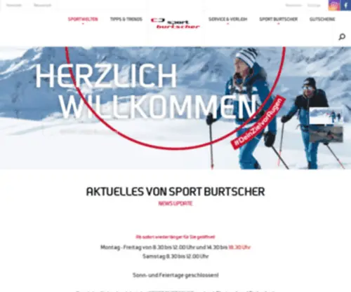 Sportburtscher.at(SPORT BURTSCHER) Screenshot