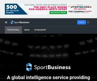Sportbusiness.com(Insight, analysis and data for top decision-makers in sport) Screenshot