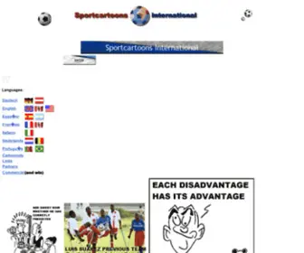 Sportcartoons.nl(Sportcartoons International) Screenshot