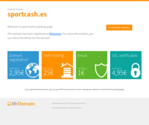 Sportcash.es(Registrado en DonDominio) Screenshot