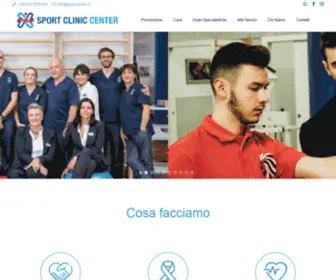 Sportcliniccenter.it(Clinica di riabilitazione a Firenze) Screenshot