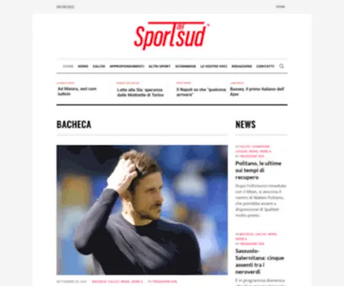 Sportdelsud.it(Sport del Sud) Screenshot