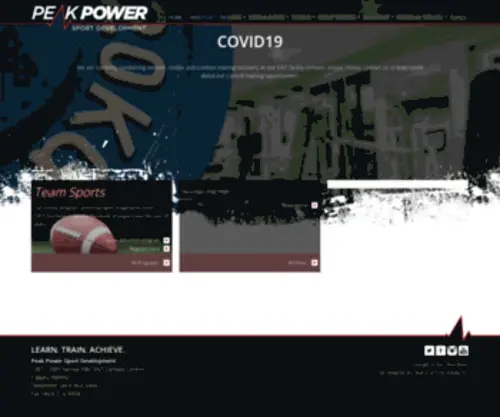 Sportdevelopment.com(Peak Power Sport Development) Screenshot