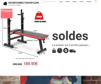 Sportdirectshop.com(Magasin de sport direct en ligne) Screenshot