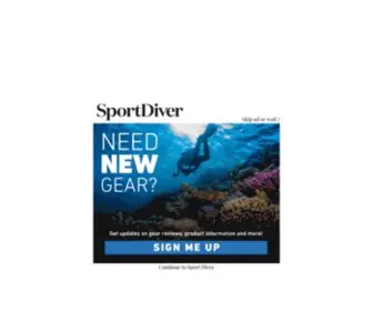Sportdiver.com(Sport Diver) Screenshot