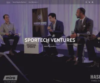 Sportechventures.com(SporTech Ventures) Screenshot