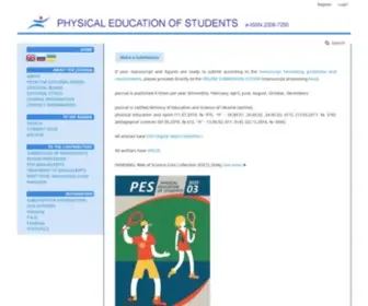 Sportedu.org.ua(Physical Education of Students) Screenshot