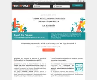 Sportenfrance.fr(Le guide du sport en France) Screenshot