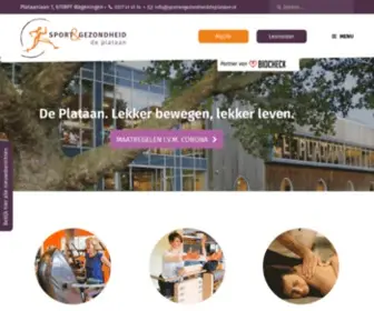 Sportengezondheiddeplataan.nl(De Plataan) Screenshot