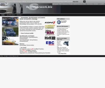 Sportfahrwerk.biz(Stoßdämpfer) Screenshot