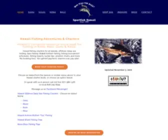 Sportfishhawaii.com(Fishing Charter in Hawaii) Screenshot