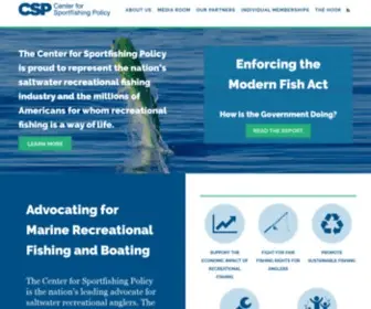Sportfishingpolicy.com(Center for Sportfishing Policy) Screenshot