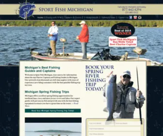 Sportfishmichigan.com(Michigan Sport Fishing Guides) Screenshot