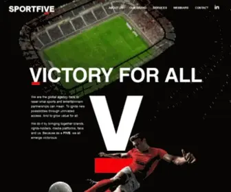 Sportfive.com(Sportfive Landingpage) Screenshot