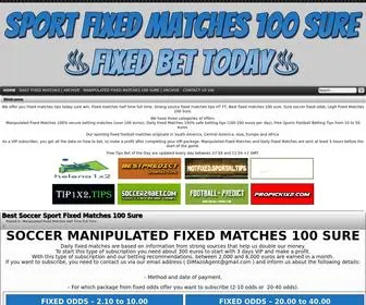 Sportfixed.com(Sport Soccer Fixed Matches) Screenshot