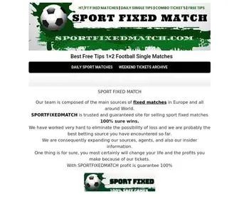Sportfixedmatch.com Screenshot