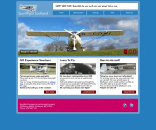 Sportflightscotland.com(Sportflight Scotland) Screenshot