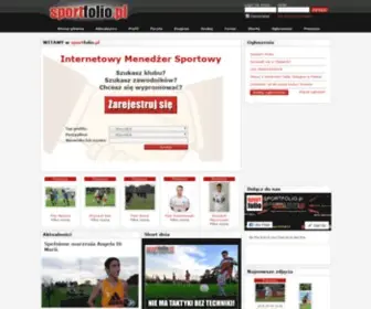 Sportfolio.pl(Internetowy menedżer sportowców) Screenshot