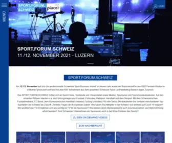 Sportforumschweiz.ch(Der Sportbusiness Kongress der Schweiz) Screenshot