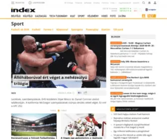 Sportgeza.hu(Index) Screenshot
