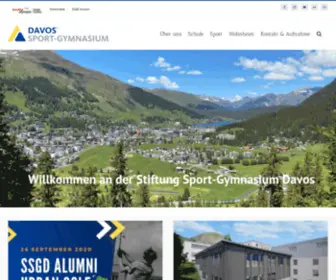 Sportgymnasium.ch(Stiftung Sport) Screenshot