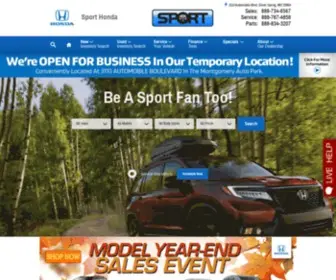 Sporthonda.com Screenshot