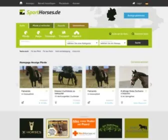 Sporthorses.de(Pferde kaufen) Screenshot