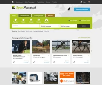Sporthorses.nl(Paarden te koop) Screenshot