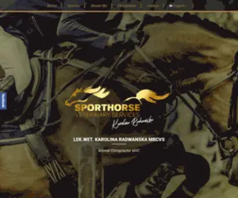 Sporthorsevet.pl(Lekarz weterynarz Karolina Radwańska MRCVS) Screenshot
