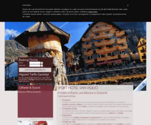 Sporthotelsvigilio.com(Hotel 3 Stelle Superior Val di Fassa) Screenshot