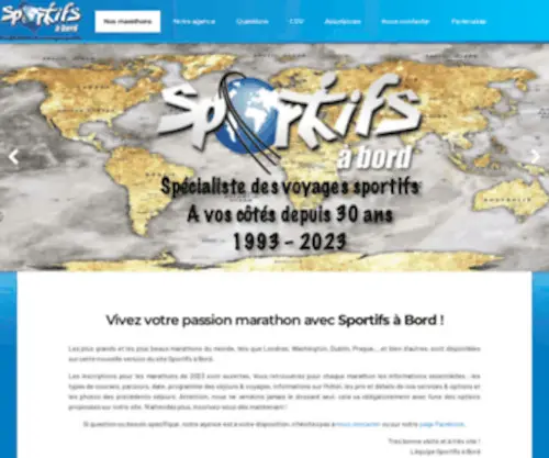 Sportifsabord.com(Sportifs à bord) Screenshot