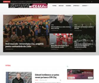 Sportincluj.ro(Sport in Cluj) Screenshot