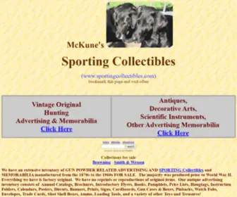 Sportingcollectibles.com(Sporting Collectibles Antique Advertising Memorabilia Collectibles) Screenshot