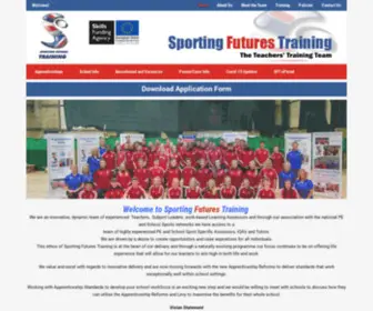 Sportingfuturestraining.co.uk(Sporting Futures Training UK Ltd) Screenshot