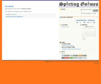 Sportinggnomes.com(The Sporting Gnomes) Screenshot