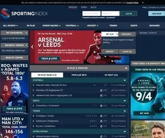 Sportingindex.com Screenshot
