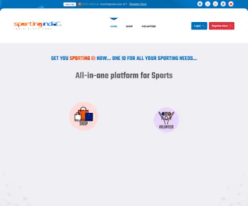 Sportingindia.com(Sportingindia) Screenshot