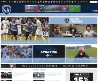 Sportingkc.com(Sporting Kansas City) Screenshot
