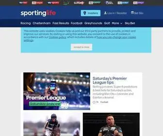 Sportinglife.com Screenshot