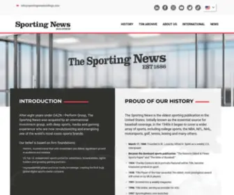 Sportingnewsholdings.com(Sporting News) Screenshot