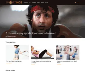 Sportingz.com(Your Daily Fix Of Sports News From Around The World) Screenshot